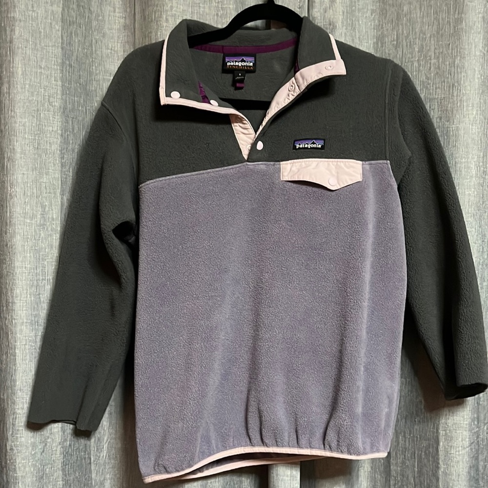 Patagonia synchilla pull over jacket, small